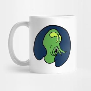 Alien Expression Logo Mug